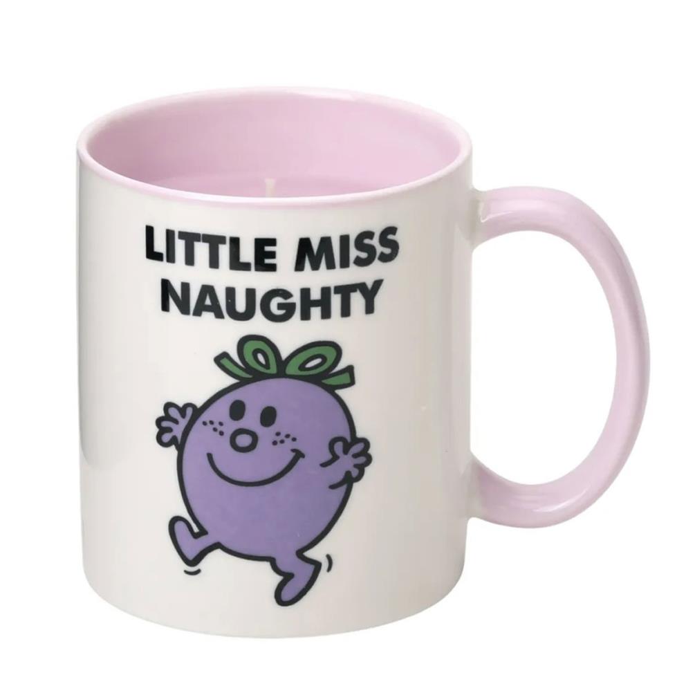 Mr Men Blueberry Muffin Little Miss Naughty Reusable Mug Candle £15.29